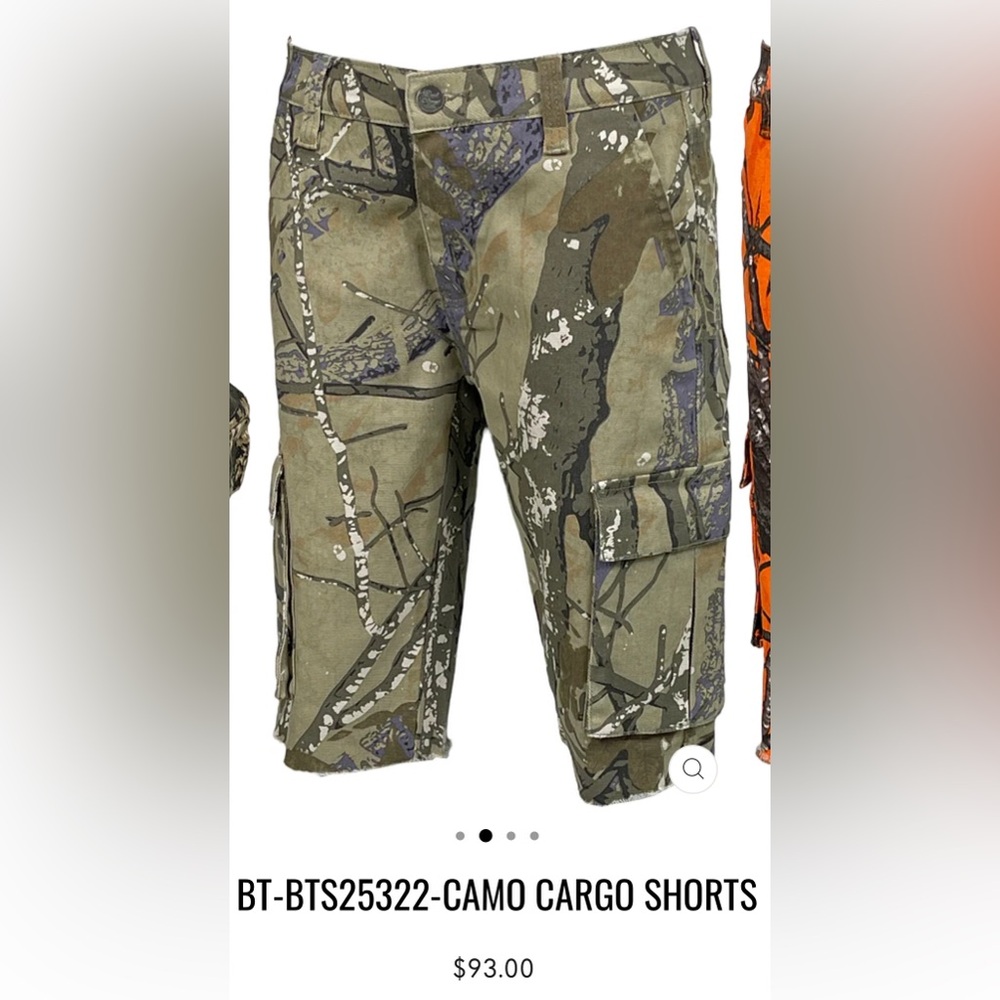 Camo Cargo Shorts